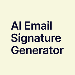 AI Email Signature Generator